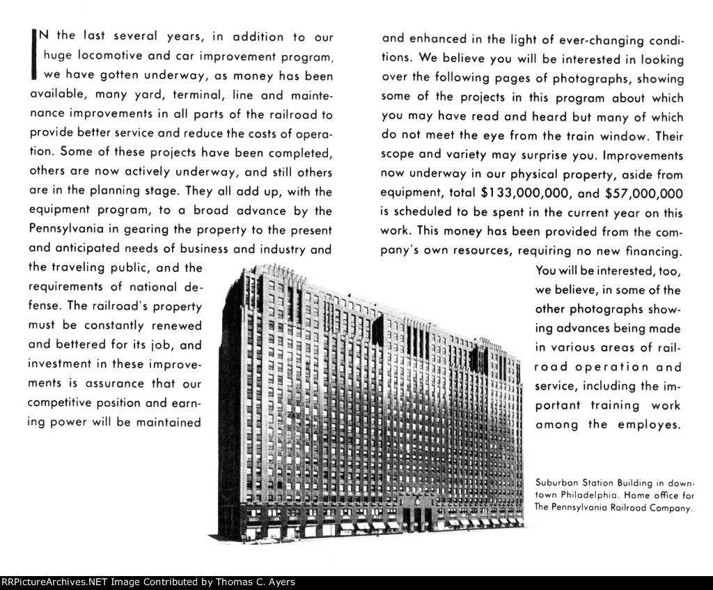 "Pictorial Review Of Progress," Page 1, 1953